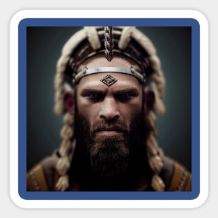 Viking Raider Sticker